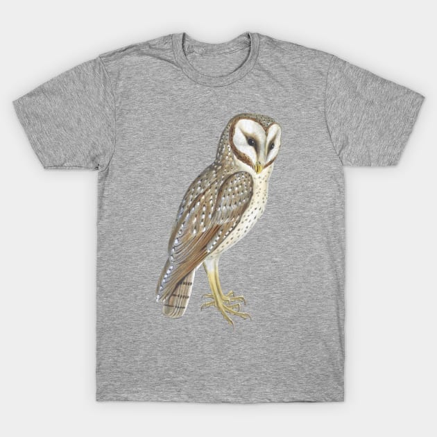 Eastern Barn Owl T-Shirt by She Gets Creative